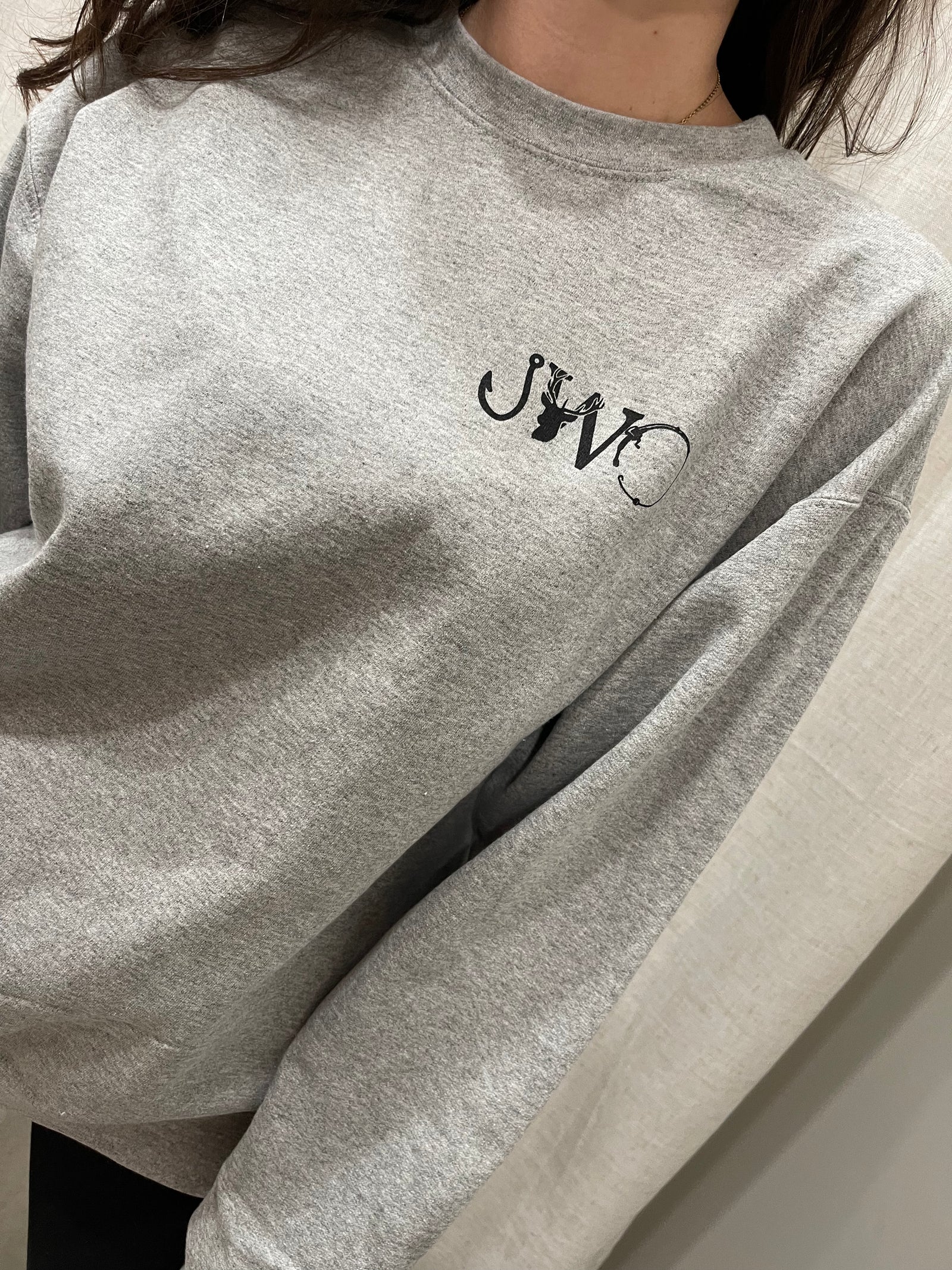 Gray JWO Crewneck